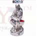 OkaeYa Aluminium Sai Baba Idol (18 cm x 10 cm x 9 cm, Silver)